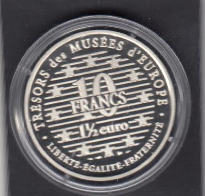 Beschrijving: 10 Francs (1,5 Euro) FIFE PLAYER